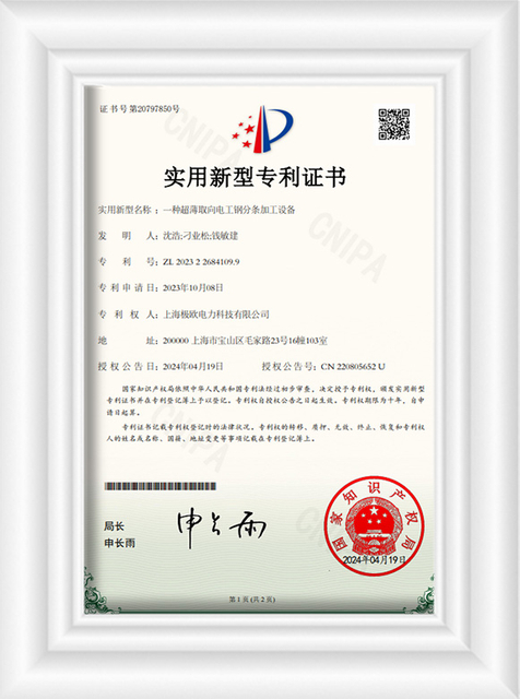 公用事业模型涉及超薄的取向的电钢条处理设备